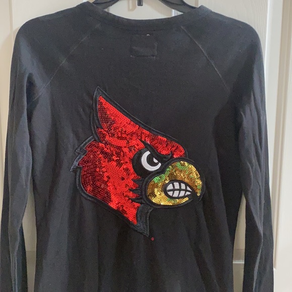 PINK Victoria’s Secret Sequin UL Cardinal Cardigan - Picture 3 of 8